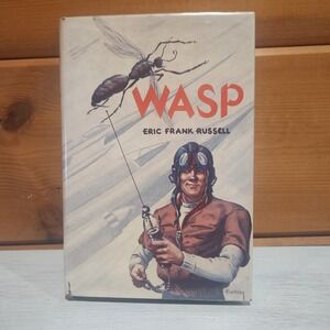 Wasp by Eric Frank Russell Hardcover DJ 1st Edition 1957 Avalon Books Rare HTF